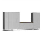Ulti-MATE Garage Cabinets 6-Piece Set With 3X Tall Cabinets And 2X Extra-Wide Base Cabinets-UG20662G-Graphite Grey-Garage Giant 