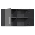 Ulti-MATE Garage Workbench With Drawers, 6-Piece With Extra-Wide Garage Wall Cabinets-UG20262G-Graphite Grey-Garage Giant 