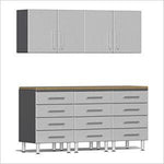Ulti-MATE Garage Workbench With Drawers, 6-Piece With Extra-Wide Garage Wall Cabinets-UG20262G-Graphite Grey-Garage Giant 