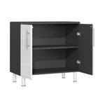 Ulti-MATE Garage Cabinets 7-Piece Set With 4X Tall Cabinets, 2X Extra-Wide Base Cabinets-UG29072G-Graphite Grey-Garage Giant 