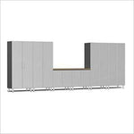 Ulti-MATE Garage Cabinets 7-Piece Set With 4X Tall Cabinets, 2X Extra-Wide Base Cabinets-UG29072G-Graphite Grey-Garage Giant 