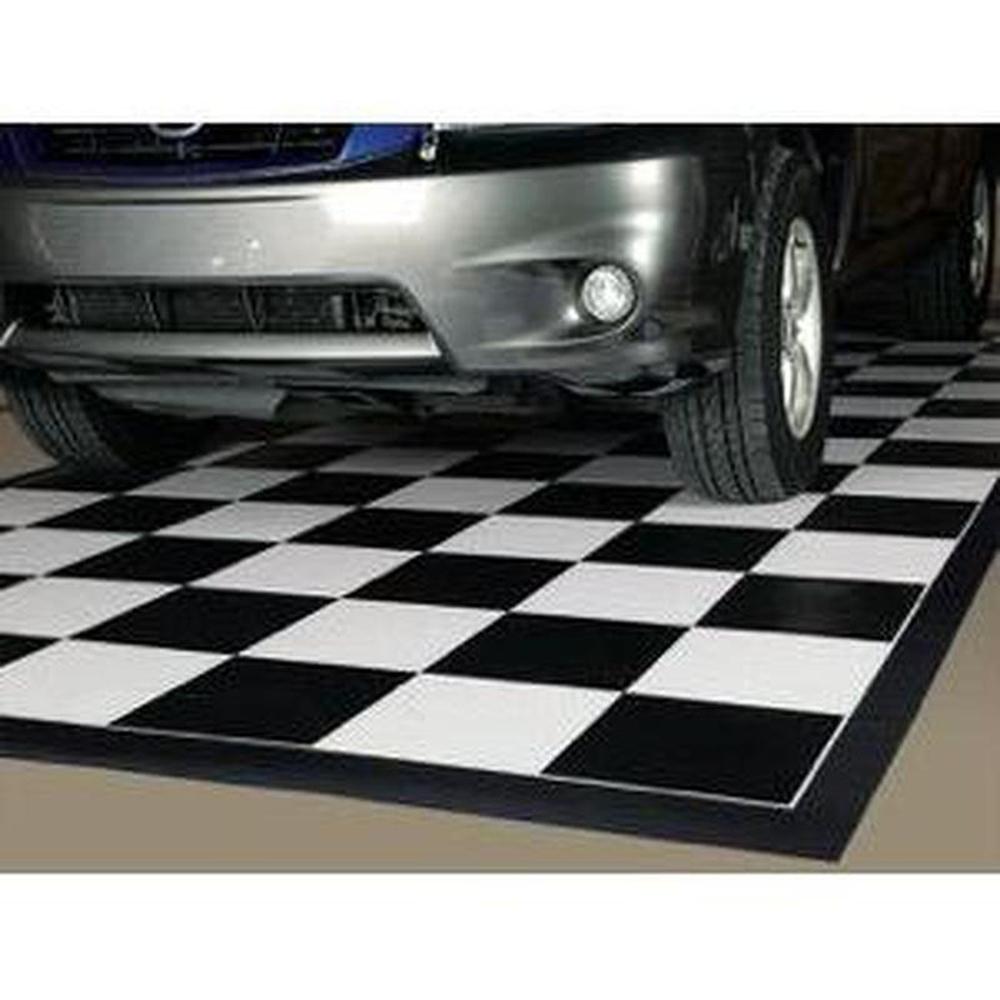 GFloor Checkered Parking Pad Garage Giant