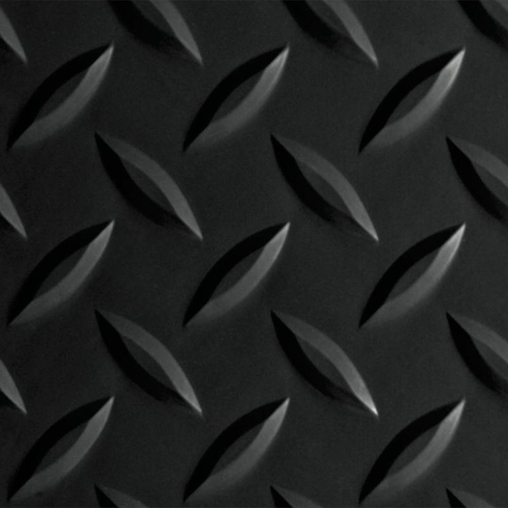 G-Floor Diamond Garage Floor Mat-GF75DT8624MB-Midnight Black-8.5' x 24'-Garage Giant