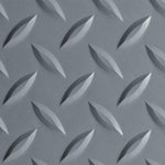 G-Floor Diamond Garage Floor Mat-GF75DT8624SG-Slate Grey-8.5' x 24'-Garage Giant 