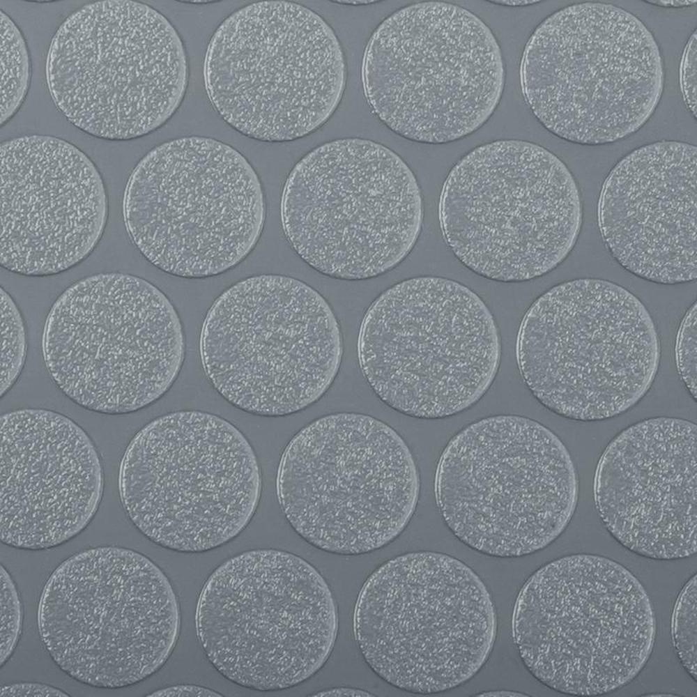 G-Floor Small Coin Garage Floor Mat-GF60SC510SG-Slate Grey-5' x 10'-Garage Giant