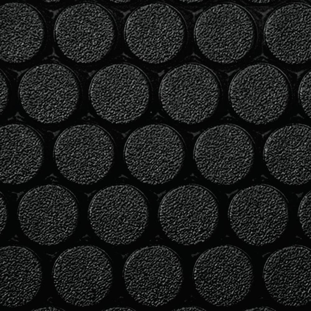 G-Floor Small Coin Garage Floor Mat-GF60SC8622MB-Midnight Black-8.5' x 22'-Garage Giant