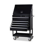 Montezuma 30" 5 Drawer Utility Cart-BK3005UC-Garage Giant 