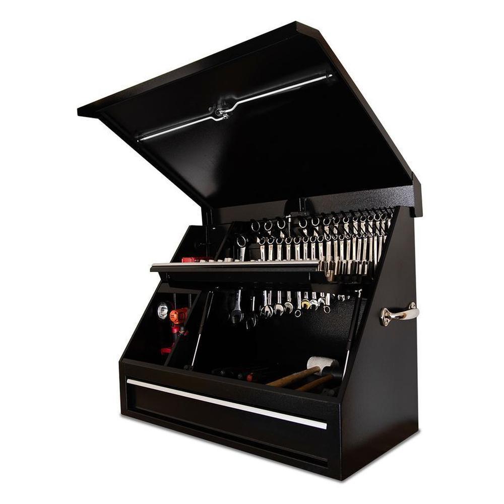 Montezuma 36 Inch Shop Box Indoor Tool Box With Drawer - Garage Giant