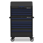 Montezuma 36" x 24" 10-Drawer Steel Tool Chest And Cabinet Combo-BKM3624COMBO-Garage Giant 