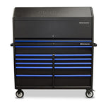 Montezuma 56" x 24" Tool Hutch And 11-Drawer Cabinet Combo-BKM562411TC-H-Garage Giant 