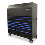 Montezuma 56" x 24" Tool Hutch And 11-Drawer Cabinet Combo-BKM562411TC-H-Garage Giant 