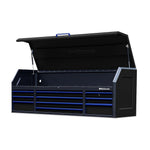 Montezuma 72" x 20" 10-Drawer Steel Tool Chest-BKM722010CH-Garage Giant 