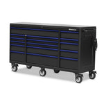 Montezuma 72" x 24" 16-Drawer Steel Tool Cabinet-BKM722416TC-Garage Giant 