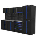 Montezuma Premium 11-Piece Garage Cabinet Combo – Set 1-BKMZPCBBCG-Garage Giant 