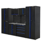 Montezuma Premium 9-Piece Garage Cabinet Combo – Set 2-BKMZPCGADH-Garage Giant 