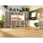 NewAge Stone Composite Luxury Vinyl Plank Flooring 9.5mm 250 Sq. Ft. Bundle-12469-Gray Oak-Garage Giant 