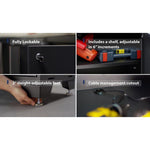Newage Products Bold 3.0 Series 2-Door 24" Base Cabinet-50002-Grey-Garage Giant 