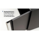 Newage Products Bold 3.0 Series 2-Door 24" Base Cabinet-50002-Grey-Garage Giant 