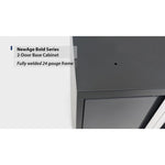Newage Products Bold 3.0 Series 2-Door 24" Base Cabinet-50002-Grey-Garage Giant 