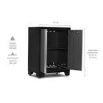 Newage Products Bold 3.0 Series 2-Door 24" Base Cabinet-50002-Grey-Garage Giant 