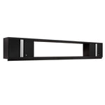 Newage Products Bold 3.0 Series 3-Piece Wall Cabinet Set With Integrated Display Shelf-50653-Grey-48"-None-Garage Giant 