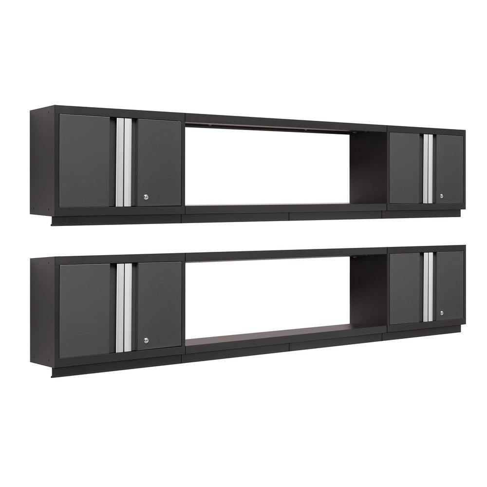 Newage Products Bold 3.0 Series 6-Piece Garage Cabinet Set With Integrated Shelves-50659-48