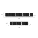 Newage Products Bold 3.0 Series 8-Piece Wall Storage System (4X 24", 4X 36")-53836-Grey-Garage Giant 