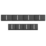 Newage Products Bold 3.0 Series 8-Piece Wall Storage System (4X 24", 4X 36")-53836-Grey-Garage Giant 