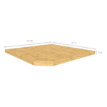 Newage Products Bold 3.0 Series Corner Worktop-36073-Bamboo Worktop-Garage Giant 