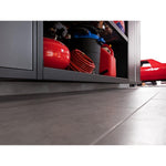 Newage Products Bold 3.0 Series Grey 2-Piece Garage Cabinet Set With Black 72" Wall Rack-53828-Garage Giant 