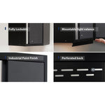 Newage Products Bold 3.0 Series Grey 21" Corner Wall Cabinet-50001-Garage Giant 