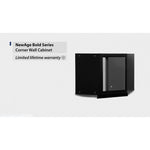 Newage Products Bold 3.0 Series Grey 21" Corner Wall Cabinet-50001-Garage Giant 