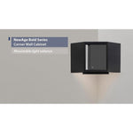 Newage Products Bold 3.0 Series Grey 21" Corner Wall Cabinet-50001-Garage Giant 