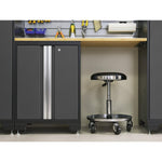 Newage Products Bold 3.0 Series Grey Multi-Use Lockers With Wall Shelves (X2)-50672-Garage Giant 