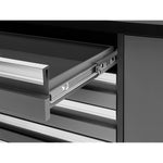 Newage Products Bold 3.0 Series Project Centre-53824-Grey-Bamboo Worktop-Garage Giant 