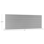 Newage Products Bold 3.0 Series Slatwall Backsplash-51701-48"-Garage Giant 