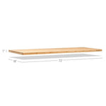 Newage Products Bold 3.0 Series Worktop-36070-Bamboo Worktop-48"-Garage Giant 