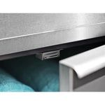 Newage Products Outdoor Kitchen Cabinets Aluminum Slate Grey Glass 32" 2-Door Cabinet-70201-Garage Giant 