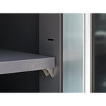 Newage Products Outdoor Kitchen Cabinets Aluminum Slate Grey Glass 32" 2-Door Cabinet-70201-Garage Giant 
