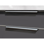 Newage Products Outdoor Kitchen Cabinets Aluminum Slate Grey Glass 32" 3-Drawer Cabinet-70203-Garage Giant 