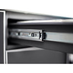 Newage Products Outdoor Kitchen Cabinets Aluminum Slate Grey Glass 32" Bar Cabinet-70204-Garage Giant 