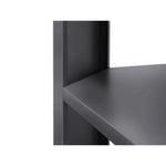 Newage Products Outdoor Kitchen Cabinets Aluminum Slate Grey Glass 90° Corner Shelf-65206-Garage Giant 