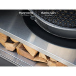 Newage Products Outdoor Kitchen Cabinets Aluminum Slate Grey Glass Kamado Cabinet-70205-Garage Giant 