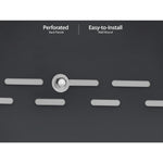 Newage Products Outdoor Kitchen Cabinets Aluminum Slate Grey Glass Wall Cabinet-65213-Garage Giant 