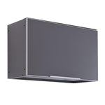 Newage Products Outdoor Kitchen Cabinets Aluminum Slate Grey Glass Wall Cabinet-65213-Garage Giant 