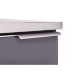 Newage Products Outdoor Kitchen Cabinets Aluminum Slate Grey Glass (X2) 45° Corner Cabinet-65205-Garage Giant 