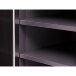Newage Products Outdoor Kitchen Cabinets Aluminum Slate Grey Glass (X2) 45° Corner Cabinet-65205-Garage Giant 