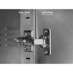 Newage Products Outdoor Kitchen Cabinets Classic Stainless Steel 7-Piece Set With (X2) 45° Corner Cabinet-65066-Countertop Only-Garage Giant 