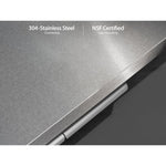 Newage Products Outdoor Kitchen Cabinets Slate Gray Aluminum 7-Piece Set With (X2) 45° Corner Cabinet-65266-Countertop Only-Garage Giant 