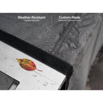 Newage Products Outdoor Kitchen Cabinets Slate Gray Aluminum 7-Piece Set With (X2) 45° Corner Cabinet-65266-Countertop Only-Garage Giant 